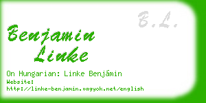 benjamin linke business card